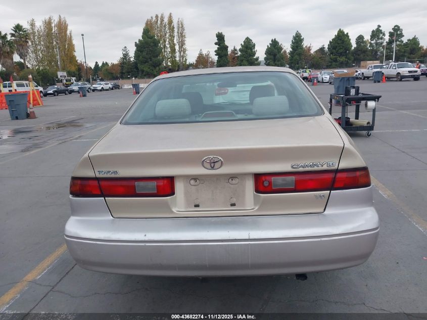 1999 Toyota Camry Le V6 VIN: JT2BF22K0X0178740 Lot: 43682274