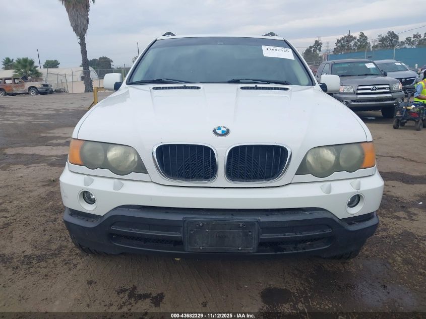 2003 BMW X5 3.0I VIN: 5UXFA53523LP27539 Lot: 43682329