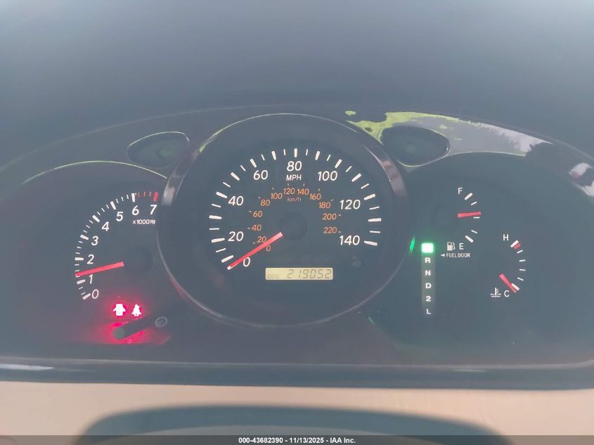 2003 Toyota Highlander Limited V6 VIN: JTEGF21A030110949 Lot: 43682390