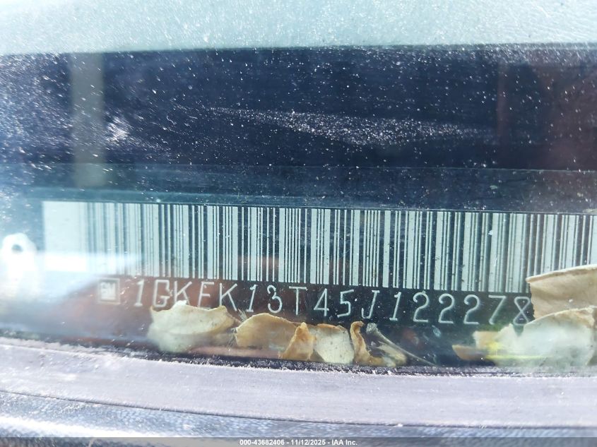 2005 GMC Yukon Slt VIN: 1GKEK13T45J122278 Lot: 43682406