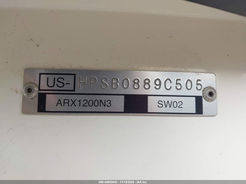 HPSB0889C505 2005 HONDA  photo no. 9