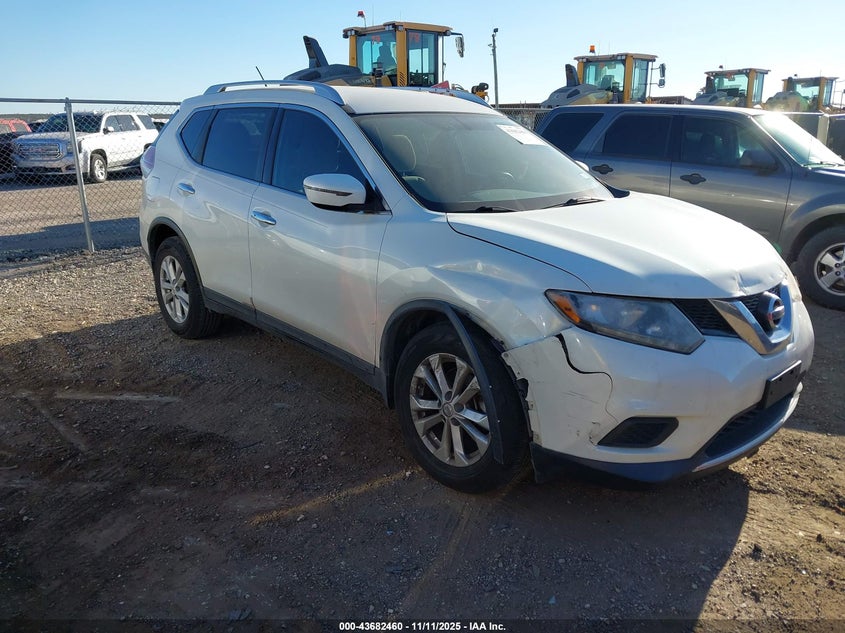 2016 NISSAN ROGUE SV - KNMAT2MT5GP598387