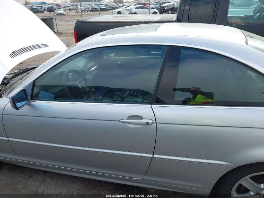 2001 BMW 325Ci VIN: WBABN33431JW59841 Lot: 43682462