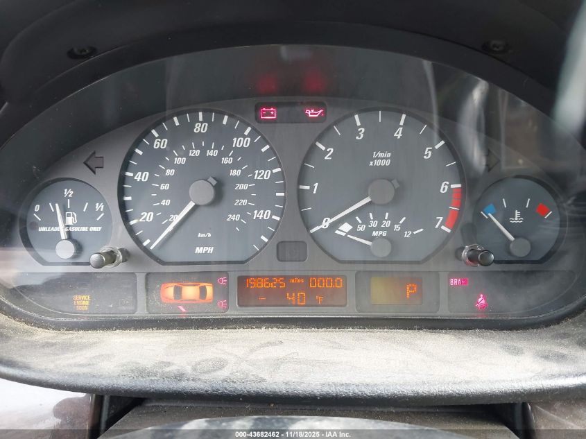 2001 BMW 325Ci VIN: WBABN33431JW59841 Lot: 43682462