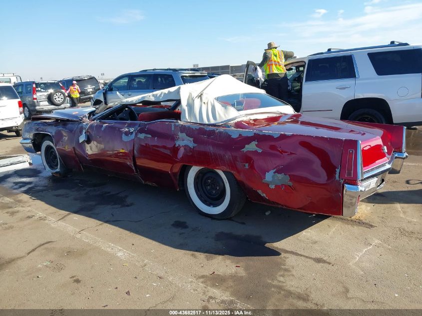1970 Cadillac Deville VIN: F0246654 Lot: 43682517