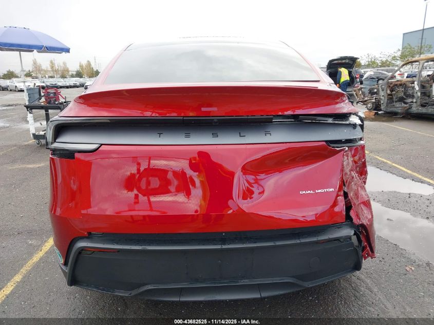 2026 Tesla Model Y Long Range Dual Motor All-Wheel Drive/Long Range Launch Series VIN: 7SAYGDEE9TF349208 Lot: 43682525