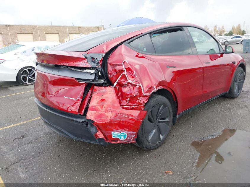 2026 Tesla Model Y Long Range Dual Motor All-Wheel Drive/Long Range Launch Series VIN: 7SAYGDEE9TF349208 Lot: 43682525