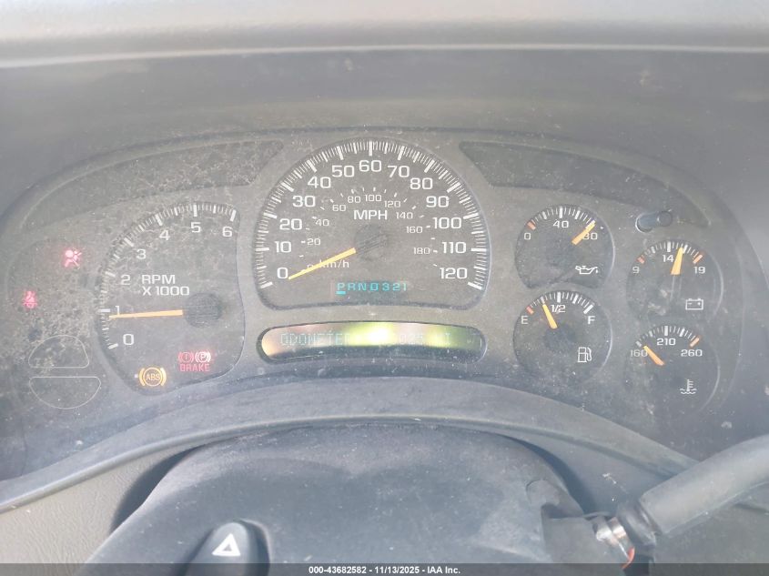 2003 Chevrolet Avalanche 1500 VIN: 3GNEK13T13G145017 Lot: 43682582