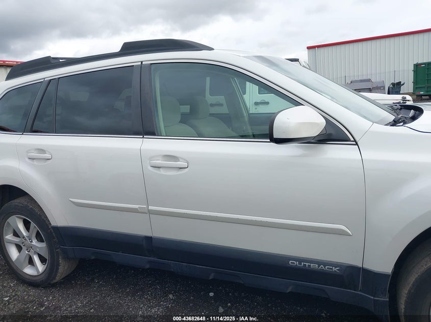 2014 SUBARU OUTBACK 2.5I PREMIUM 4S4BRBCCXE1233686