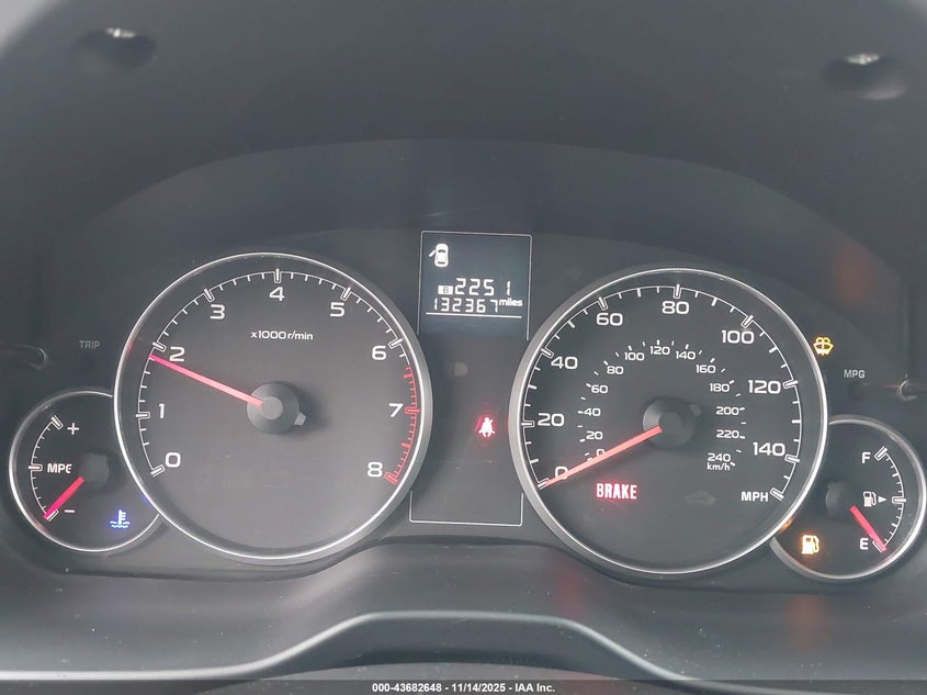 2014 SUBARU OUTBACK 2.5I PREMIUM 4S4BRBCCXE1233686