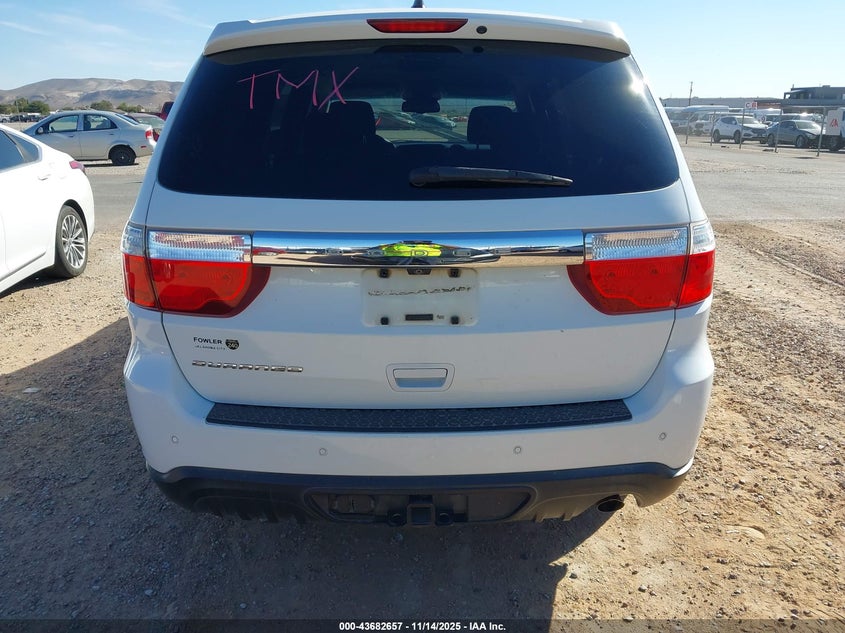 2013 Dodge Durango Sxt VIN: 1C4RDHAG2DC512062 Lot: 43682657