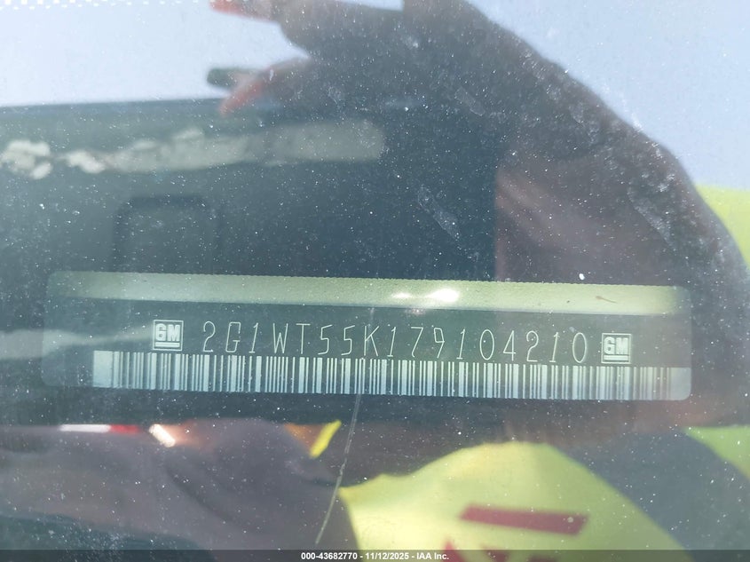 2G1WT55K179104210 2007 CHEVROLET IMPALA photo no. 9