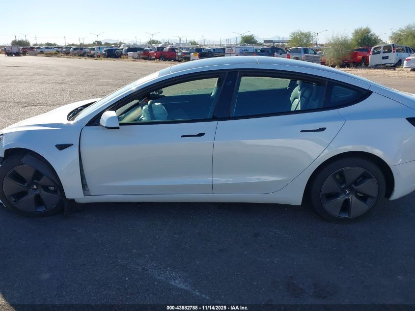 2021 Tesla Model 3 Long Range Dual Motor All-Wheel Drive VIN: 5YJ3E1EB9MF085877 Lot: 43682788
