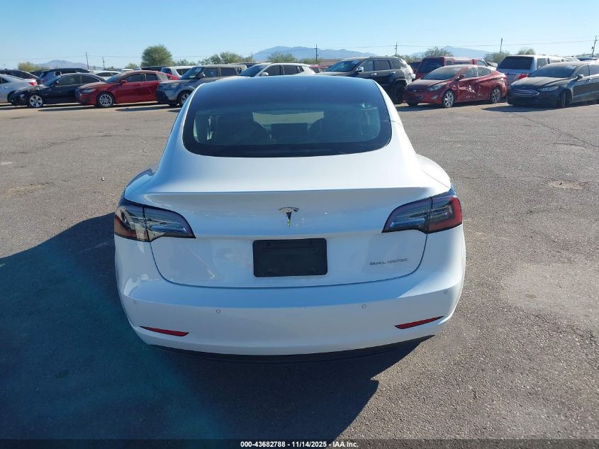 2021 Tesla Model 3 Long Range Dual Motor All-Wheel Drive VIN: 5YJ3E1EB9MF085877 Lot: 43682788