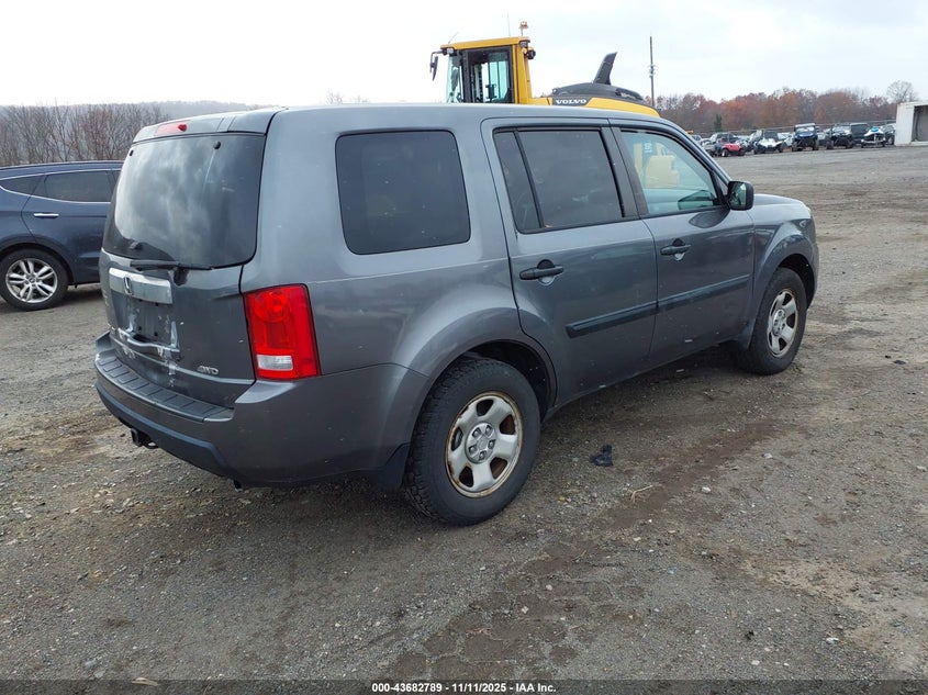 5FNYF4H2XBB098215 2011 HONDA PILOT photo no. 4