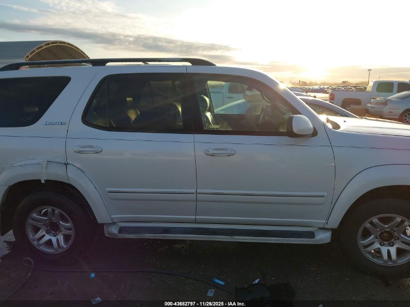 2006 Toyota Sequoia Limited V8 VIN: 5TDZT38A06S267125 Lot: 43682797