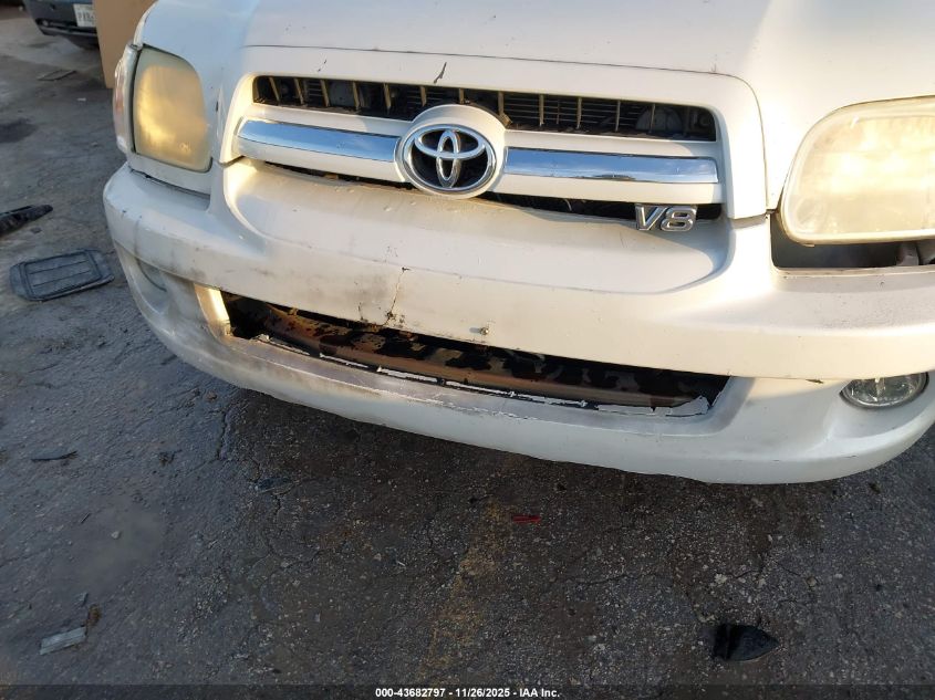 2006 Toyota Sequoia Limited V8 VIN: 5TDZT38A06S267125 Lot: 43682797