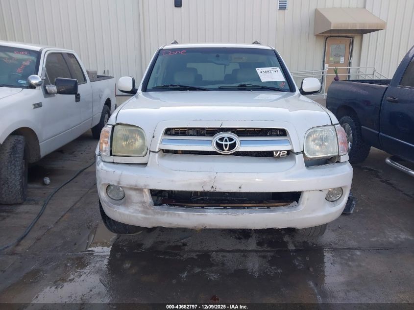 2006 Toyota Sequoia Limited V8 VIN: 5TDZT38A06S267125 Lot: 43682797