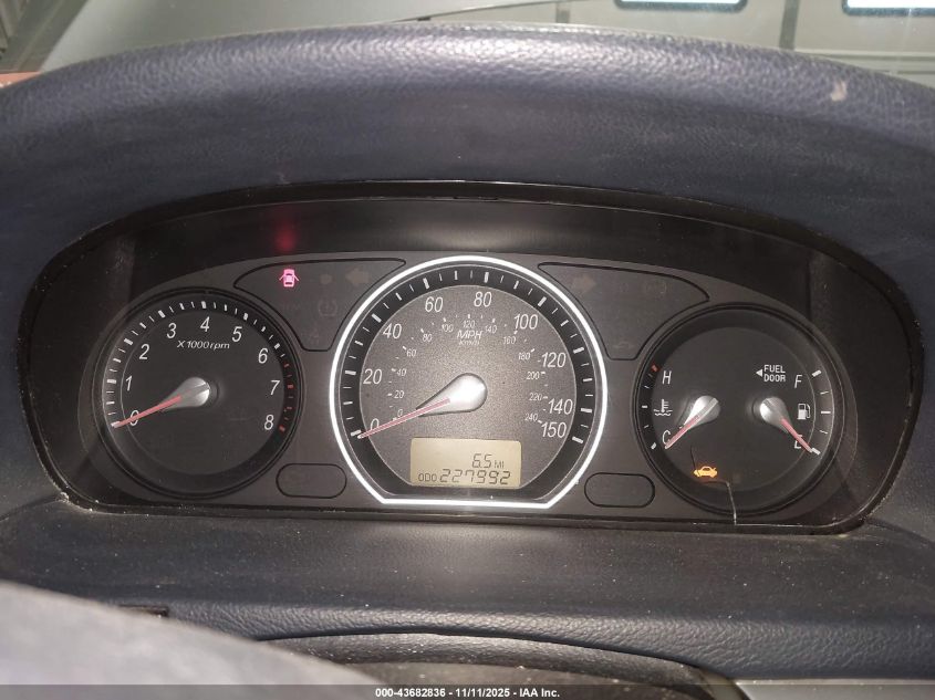 2008 Hyundai Sonata Gls VIN: 5NPET46C38H383193 Lot: 43682836