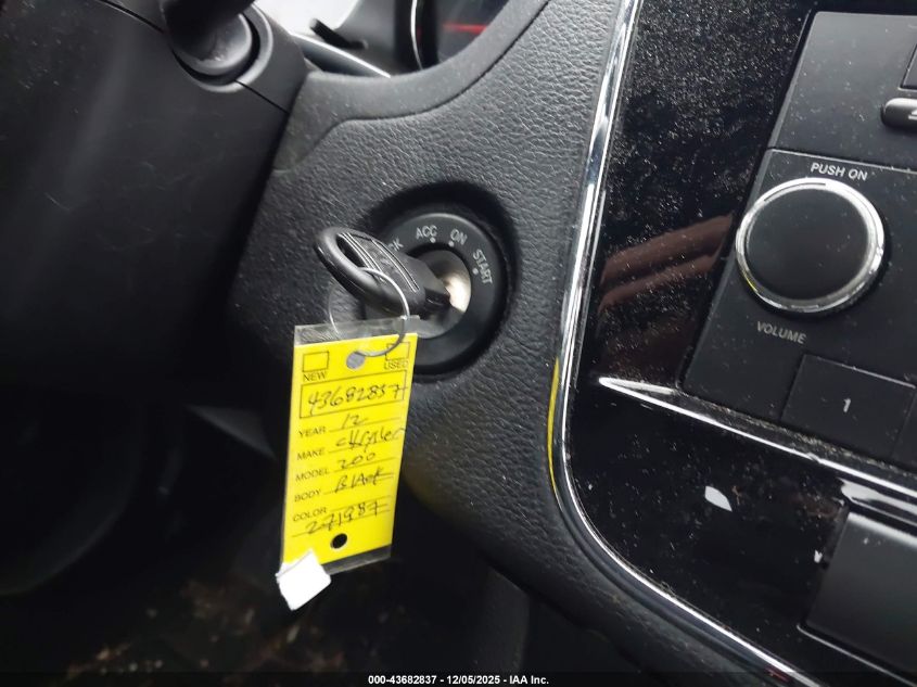 2012 Chrysler 200 Lx VIN: 1C3CCBAB7CN271987 Lot: 43682837