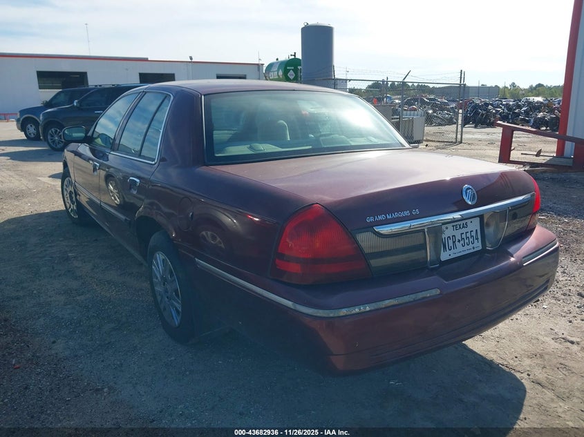 2MEFM74V47X633821 2007 MERCURY GRAND MARQUIS photo no. 3