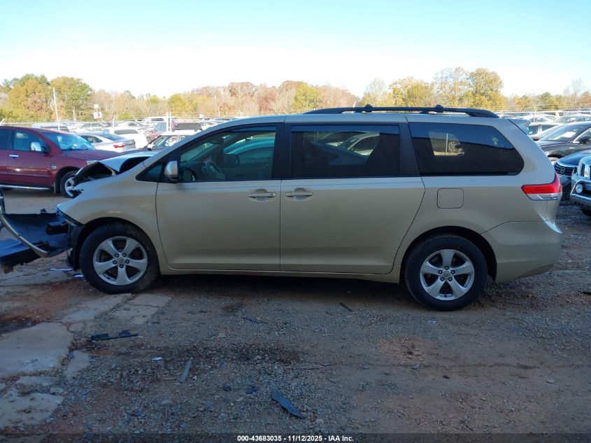 2011 Toyota Sienna Le V6 VIN: 5TDKK3DCXBS131672 Lot: 43683035