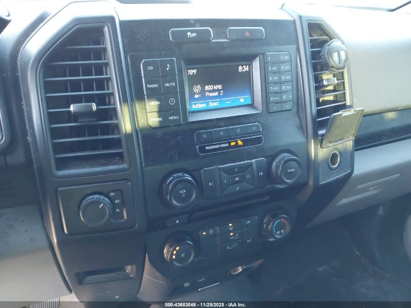 2015 Ford F-150 Xl VIN: 1FTFX1EF1FKE38273 Lot: 43683046