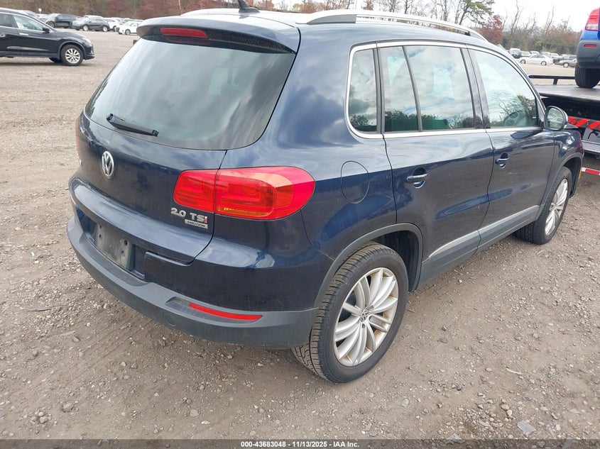 WVGBV3AXXEW502280 2014 VOLKSWAGEN TIGUAN photo no. 4