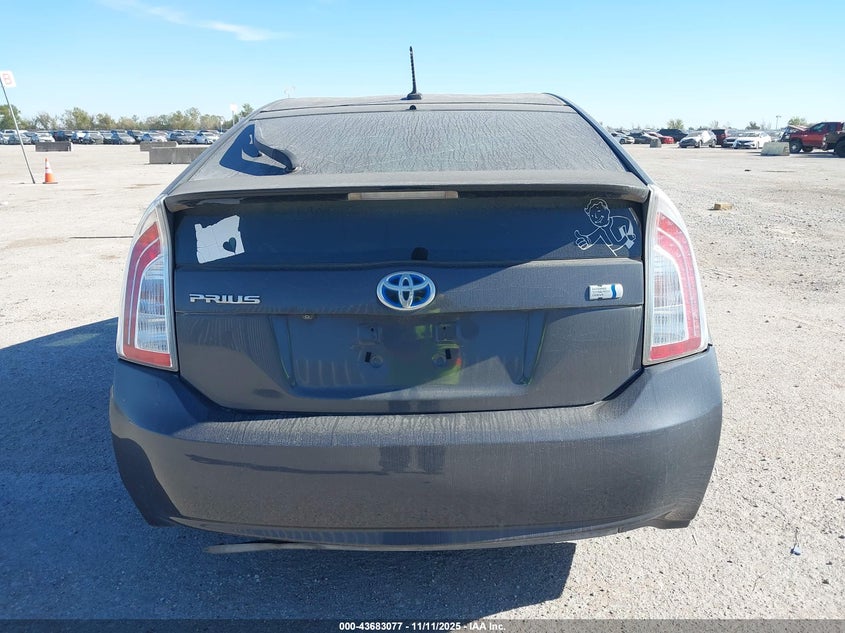 2014 TOYOTA PRIUS FOUR JTDKN3DU9E0375756