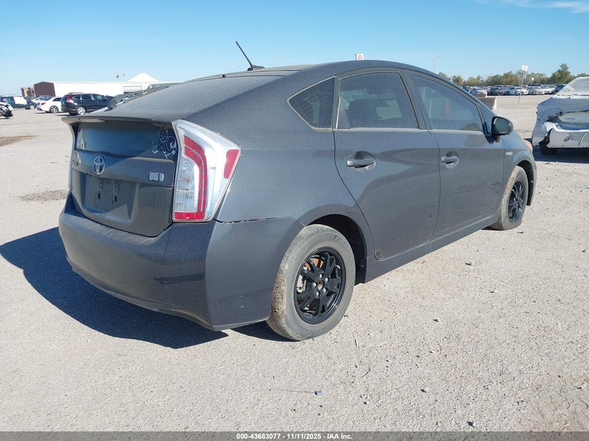 2014 TOYOTA PRIUS FOUR JTDKN3DU9E0375756