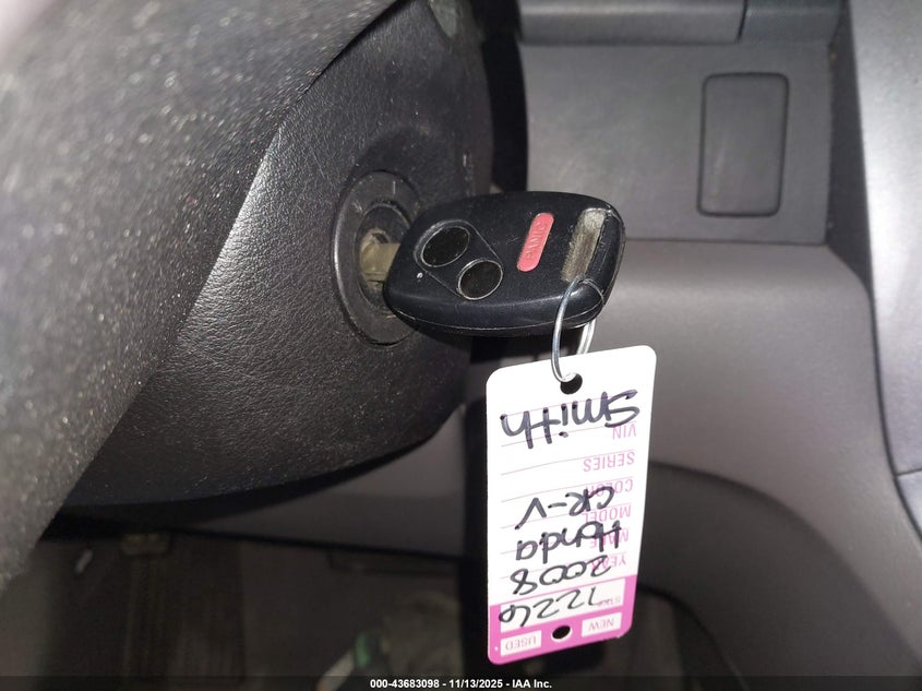 2008 Honda Cr-V Ex VIN: JHLRE48508C018303 Lot: 43683098