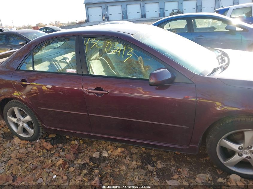 2008 Mazda Mazda6 I Sport Ve VIN: 1YVHP80C885M34070 Lot: 43683113