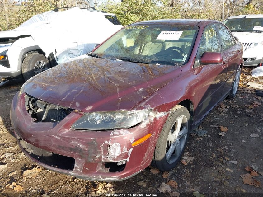 2008 Mazda Mazda6 I Sport Ve VIN: 1YVHP80C885M34070 Lot: 43683113