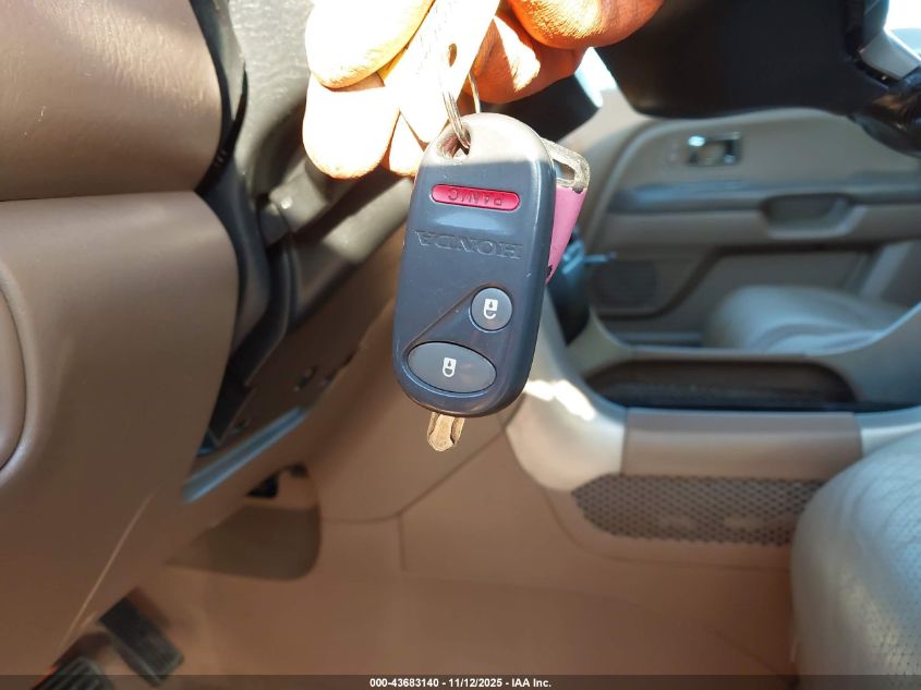 2004 Honda Pilot Ex-L VIN: 2HKYF18514H604592 Lot: 43683140