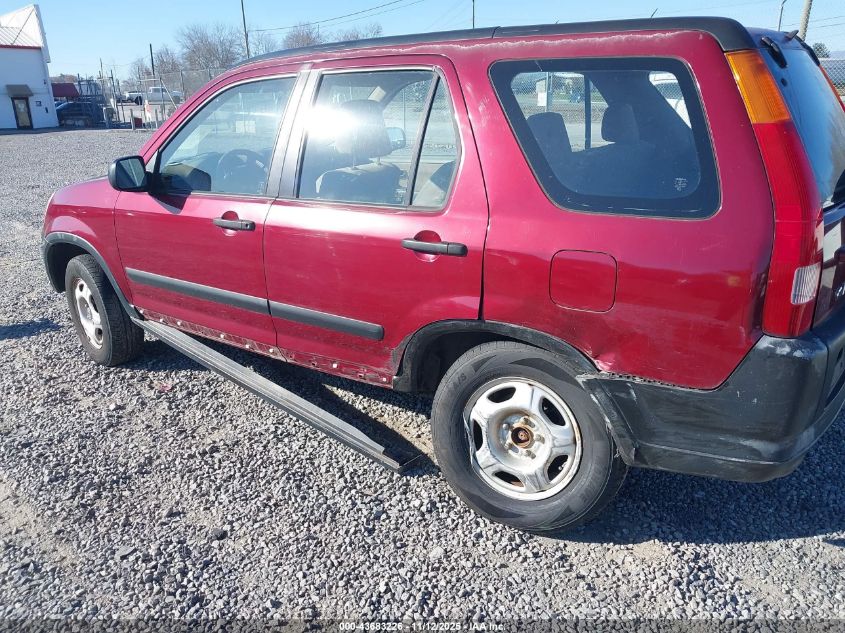 2002 Honda Cr-V Lx VIN: JHLRD68472C009286 Lot: 43683226