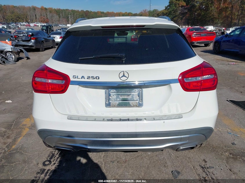 2016 Mercedes-Benz Gla 250 VIN: WDCTG4EB1GJ206999 Lot: 43683382