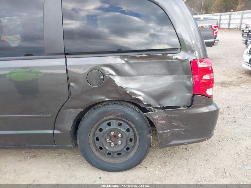 2016 Dodge Grand Caravan Se VIN: 2C4RDGBG2GR352057 Lot: 43683467