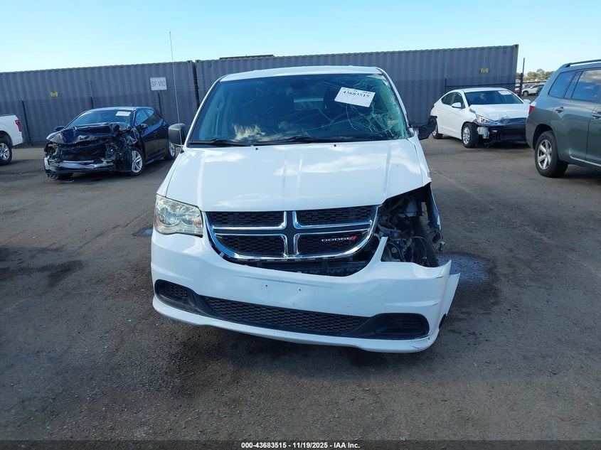 2020 Dodge Grand Caravan Se VIN: 2C4RDGBG1LR162745 Lot: 43683515