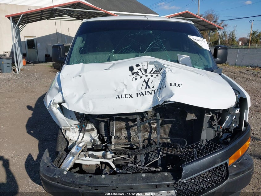 2018 Chevrolet Express 2500 Work Van VIN: 1GCWGAFG1J1205306 Lot: 43683527