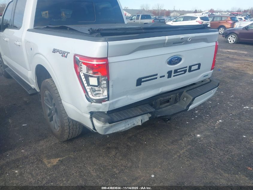 2022 Ford F-150 Xlt VIN: 1FTEW1EP0NKE03830 Lot: 43683534