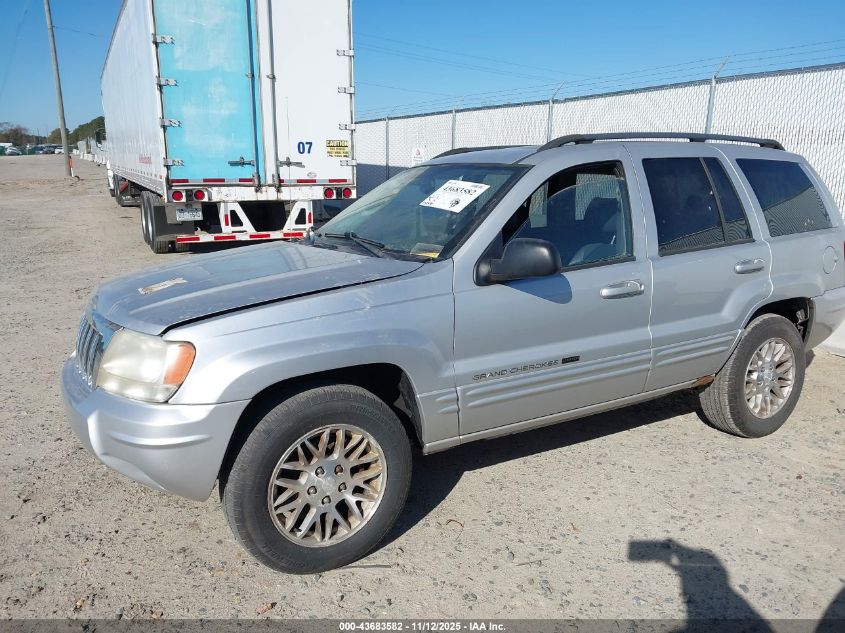 2004 Jeep Grand Cherokee Limited VIN: 1J4GW58N54C183579 Lot: 43683582