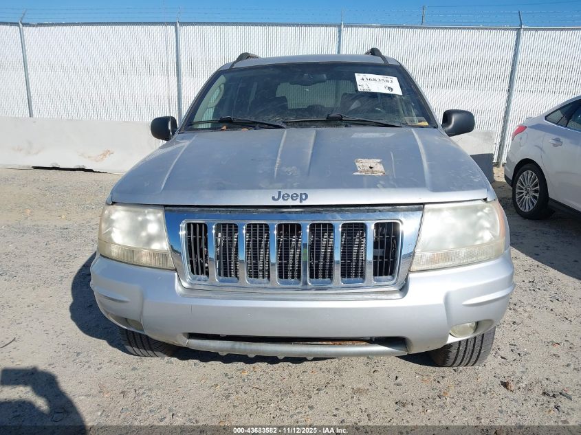2004 Jeep Grand Cherokee Limited VIN: 1J4GW58N54C183579 Lot: 43683582