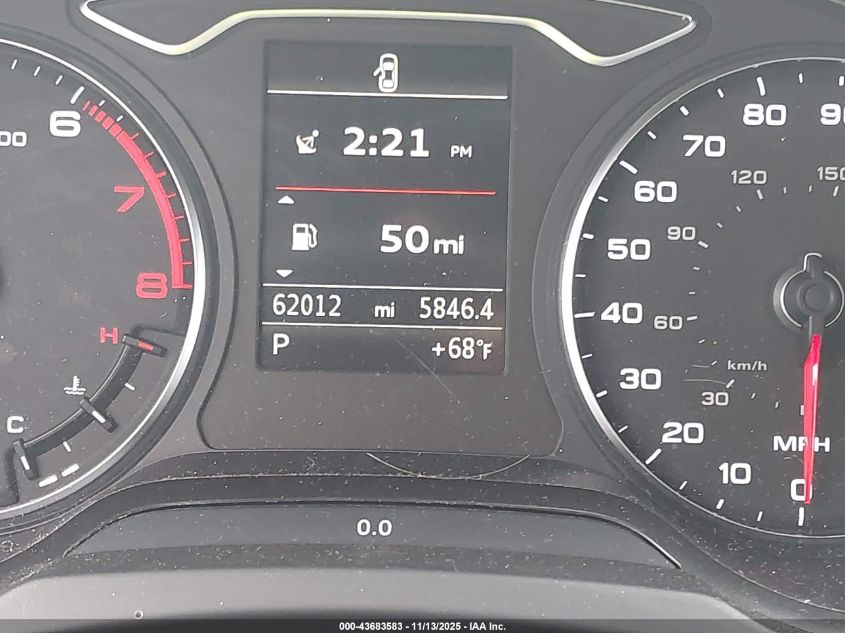 2015 Audi A3 2.0T Premium VIN: WAUBFGFF6F1116878 Lot: 43683583