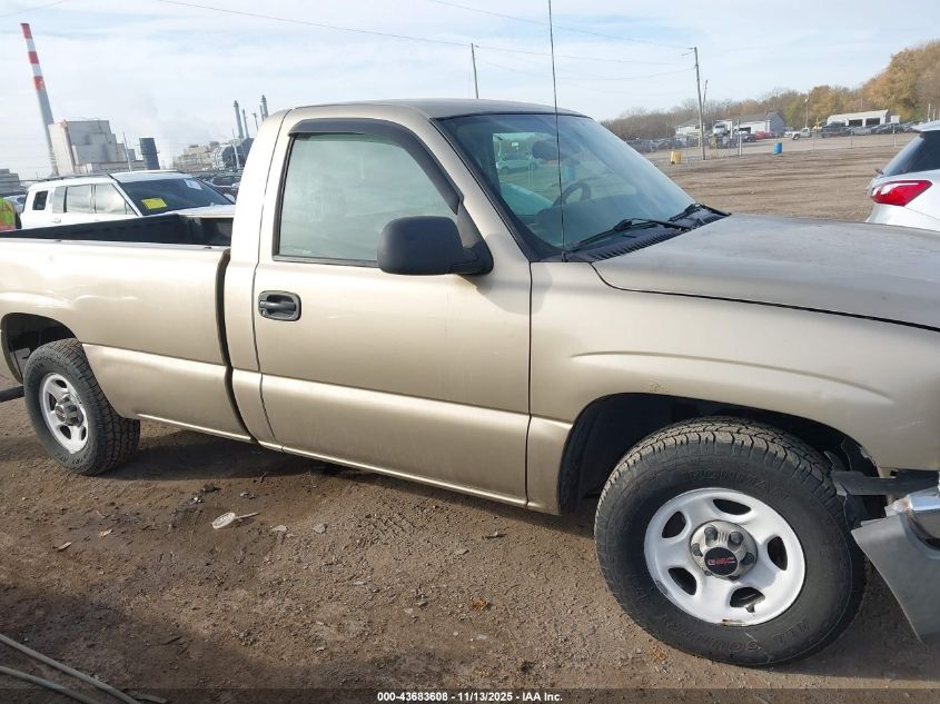 2004 GMC Sierra 1500 Work Truck VIN: 1GTEC14V14E114865 Lot: 43683608