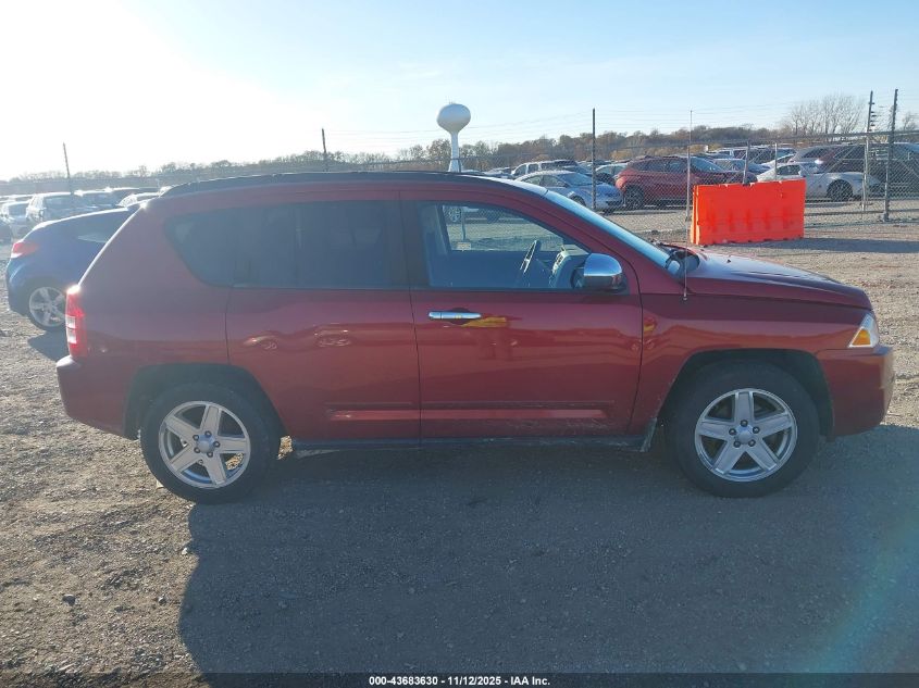 2008 Jeep Compass Sport VIN: 1J8FF47W08D780136 Lot: 43683630