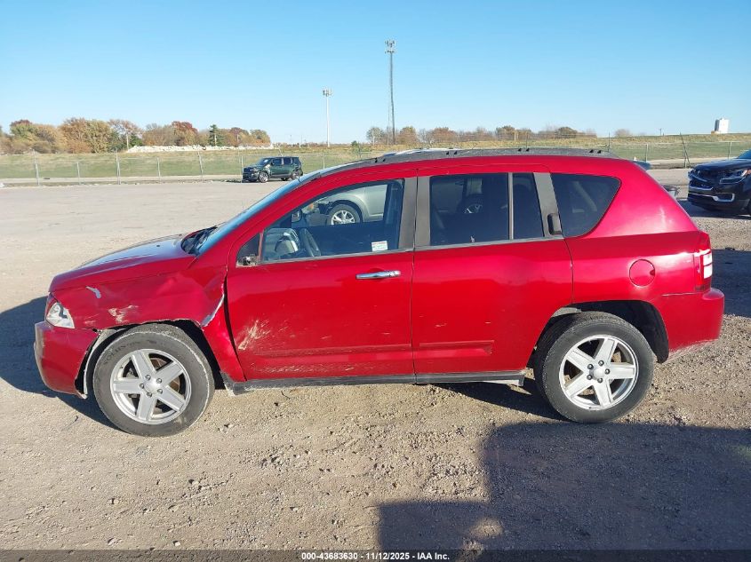 2008 Jeep Compass Sport VIN: 1J8FF47W08D780136 Lot: 43683630