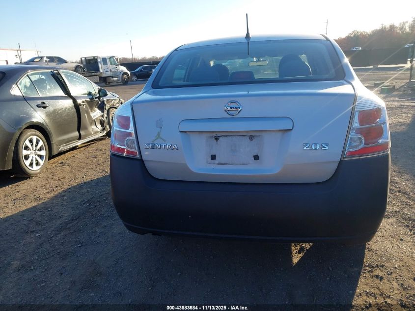2007 Nissan Sentra 2.0S VIN: 3N1AB61E67L610948 Lot: 43683684