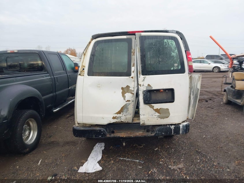 2008 Chevrolet Express Work Van VIN: 1GBHG39C781183954 Lot: 43683706