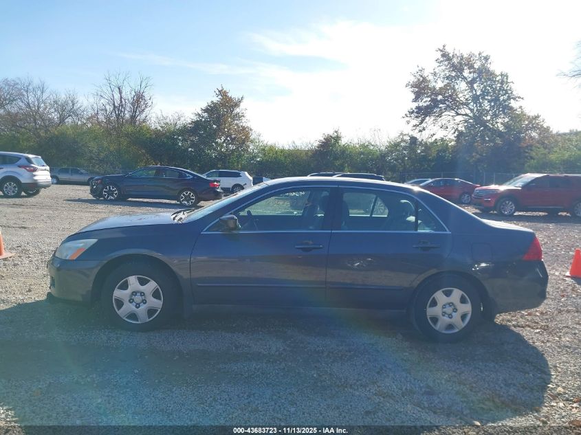 2007 Honda Accord 2.4 Lx VIN: 1HGCM56437A176278 Lot: 43683723
