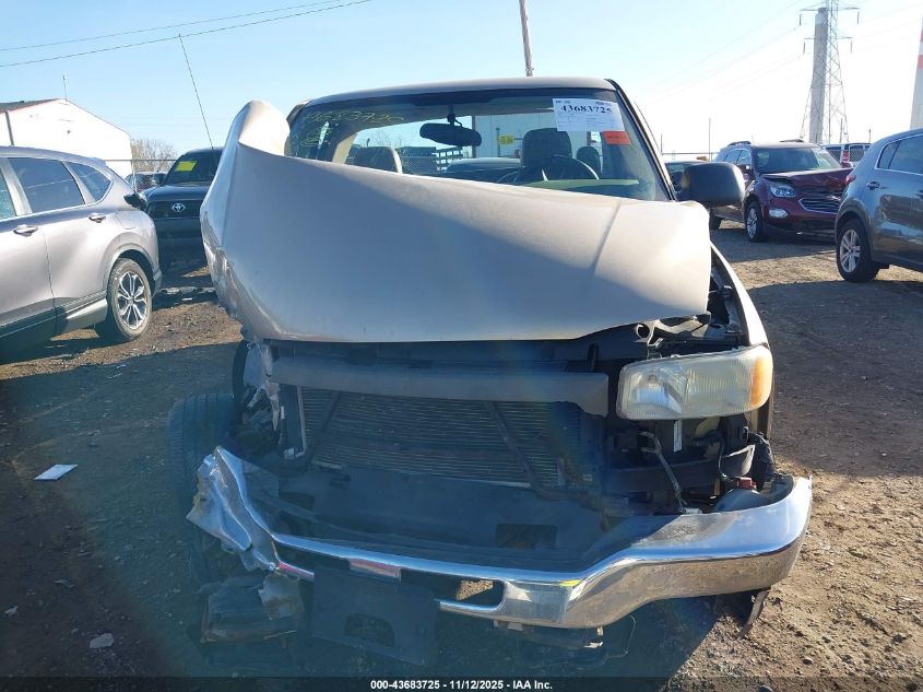 2005 GMC Sierra 1500 Work Truck VIN: 1GTEC14X05Z189374 Lot: 43683725